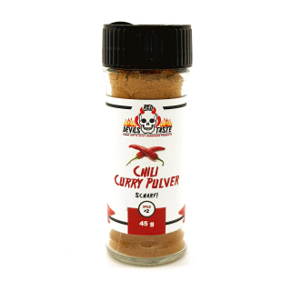 Chili Curry Pulver im Streuer - scharf RED DEVILS TASTE