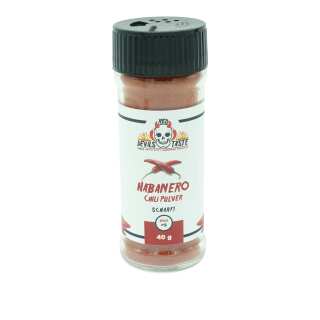 Habanero Chili Powder in Spreader - spicy 40 gr RED DEVILS BUTTON