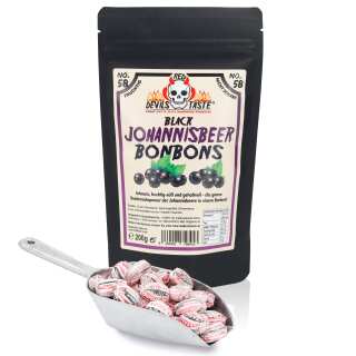 Black Johannisbeere Bonbon  - mild - 200g - Hotskala: 0 - RED DEVILS TASTE