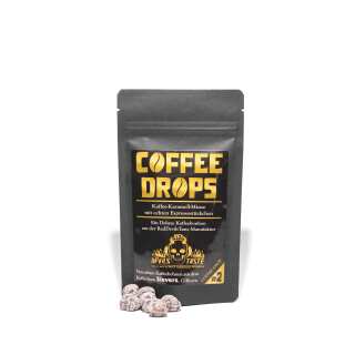 Coffee Drops #2 Karamell Minze mit Espressostückchen und 85 mg Koffein - dein erfrischender Muntermacher / erfrischende Energie-Explosion